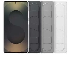 Dėklas Samsung Galaxy S25 Ultra Standing Grip Cover Juodas