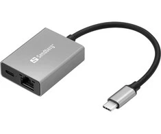Sandberg USB-C Gigabit Adapteris PD100W