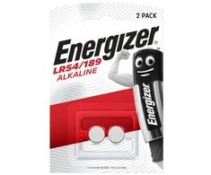 Šarminė baterija LR54 (189, V10GA, D189A, LR1130, L1131)) 1.5V 66mAh Alkaline Energizer 2vnt pakuotėje