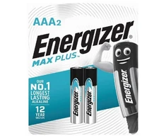 Šarminė baterjia LR03 (AAA) EP92 1.5V 1200mAh MAX plus Energizer 2vnt įpakavime