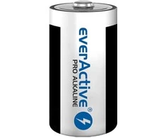 Šarminės baterijos everActive Pro Alkaline LR20 D – lizdinė plokštelė 2 vnt.