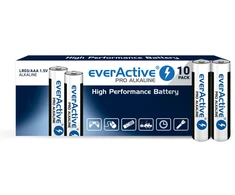 Šarminės baterijos everActive Pro Alkaline LR03 AAA – 10 vnt. maišelis