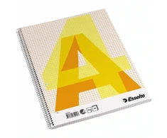 Sąsiuvinis su spirale Esselte, A4/70, langeliais, minkštas viršelis