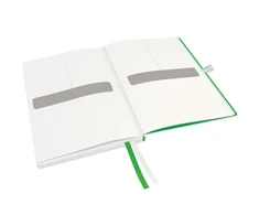 *Sąsiuvinis Leitz Complete A5, 80 lapų langeliais, baltos spalvos