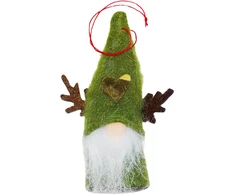 Saska Christmas Žalia kalėdinė dekoracija pakabinama 9cm