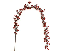 Saska Garden Raudonųjų šermukšnių vaisių girlianda 160 cm