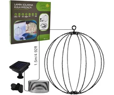 Pakabinamas šviestuvas Saska Garden Pakabinamas 30cm 120 LED saulės šviestuvas