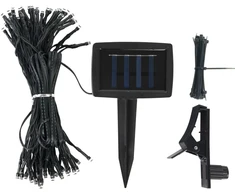 Saska Garden Saulės šviesos skėtis su LED šviesa