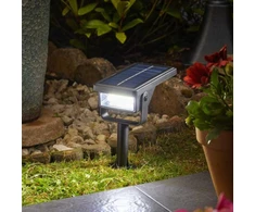 Saska Garden Įgręžiama saulės lempa su 10 LED