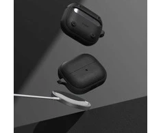 Sasung Galaxy Buds 3 / 3 PRO Ringke Onyx Magnetic MagSafe dėklas ausinėms juodos spalvos
