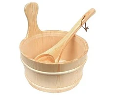 Saunos kubilas su samčiu FLAMMIFERA AP-001W, 4 l