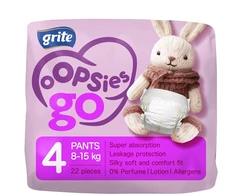 Saus. keln. Grite OOPSIES go, 4 8-15kg, 22vnt.