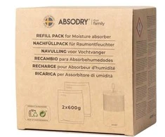 Sausintuvas Drėgmės sugėriklio papildymas Absodry 2 x 600 g