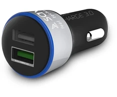 Savio Quick Charge 3.0A automobilinis įkroviklis SA-06/B