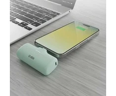 SBS EcoPower 5000 mAh 10W išorinė baterija su integruotu USB-C prievadu - Žalias