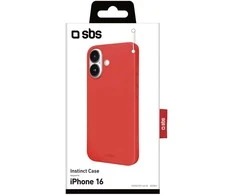 SBS Instinct iPhone 16 Case - Raudona