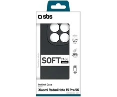SBS Instinct dėklas skirtas Xiaomi Redmi Note 15 Pro – juodos spalvos