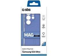 SBS Instinct Mag dėklas skirtas Samsung Galaxy S26 Ultra suderinamas su MagSafe – mėlynos spalvos