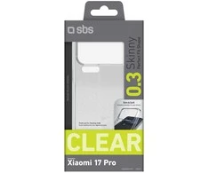 SBS Skinny dėklas skirtas Xiaomi 17 Pro – skaidrus