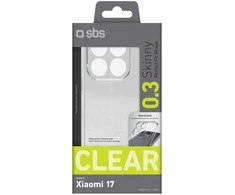 SBS Skinny dėklas skirtas Xiaomi 17 – skaidrus