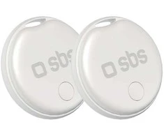SBS Track My Circle locator compatible with Apple Find My set of 2 – baltas