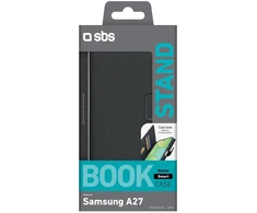SBS Wallet Smooth dėklas skirtas Samsung Galaxy A27 with Flip – juodos spalvos