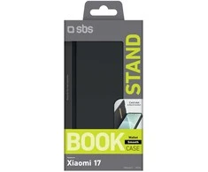 SBS Wallet Smooth dėklas skirtas Xiaomi 17 with Flip – juodos spalvos
