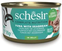 SCHESIR želė Tunas su karšiais - šlapias kačių maistas - 85 g