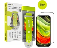 Nezatříděno Ekrano stiklo apsauginiai stiklai „Mobile Origin Screen Guard 3D AR“ su aplikatoriumi PRO iPhone 17 Pro