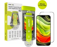 Nezatříděno Ekrano stiklo apsauginiai stiklai „Mobile Origin Screen Guard 3D AR“ su aplikatoriumi PRO iPhone 17 Pro Max