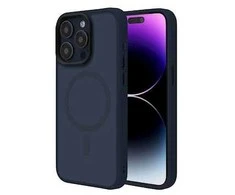 ScreenArmor MagAir Case Apsauginis MagSafe Dėklas Apple iPhone 15 Pro Max mėlynos spalvos