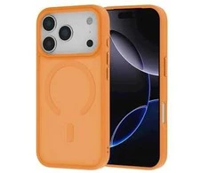 ScreenArmor MagAir Case Apsauginis MagSafe Dėklas Apple iPhone 17 Pro Max oranžinės spalvos