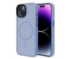ScreenArmor MagAir Case Apsauginis MagSafe Dėklas Apple iPhone 15 light mėlynos spalvos