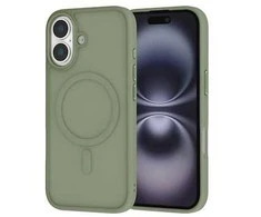 ScreenArmor MagAir Case Apsauginis MagSafe Dėklas Apple iPhone 17 žalios spalvos