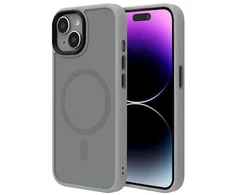 ScreenArmor MagAir Dėklas iPhone 15, pilkas