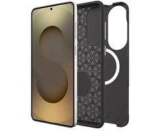 ScreenArmor MagArmor Case Apsauginis MagSafe Dėklas Samsung Galaxy S25 Edge juodos spalvos