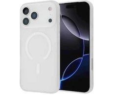 ScreenArmor MagSoft Case Apsauginis MagSafe Dėklas Apple iPhone 17 Pro Max baltos spalvos