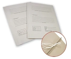 Archyvinis aplankas SMLT, A4, su raišteliais BYLA, kartoninis (300g/m2), 4 cm