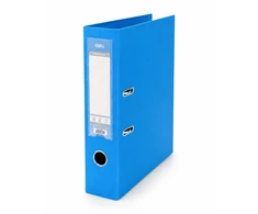 Segtuvas Deli Lever Arch A4, 70 mm, PP/PP, ryškiai mėlynos spalvos