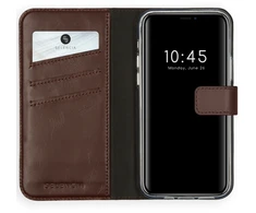 Selencia natūralios odos atverčiamas dėklas, skirtas iPhone 12 (Pro) – Rudas