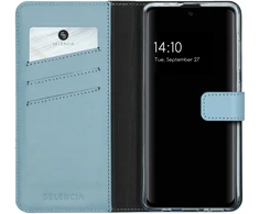Selencia natūralios odos atverčiamas dėklas, skirtas Samsung Galaxy A51 – Air Mėlyna