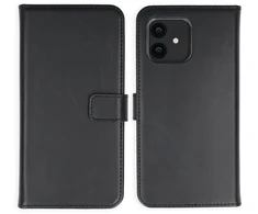 Selencia natūralios odos atverčiamas dėklas, skirtas Fairphone 6 / 6+ – Juodas