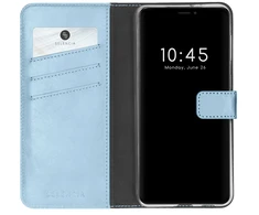 Selencia natūralios odos atverčiamas dėklas, skirtas iPhone 13 Mini – Air Mėlyna