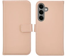 Selencia odinis atverčiamas dėklas, skirtas Samsung Galaxy S25 – Dusty Rožinė