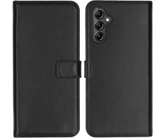 Selencia odinis atverčiamas dėklas, skirtas Samsung Galaxy A14 (5G/4G) – juodas