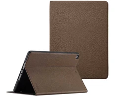 Selencia Riva atverčiamas dėklas, skirtas iPad 9 (2021) 10.2 col. / iPad 8 (2020) 10.2 col. / iPad 7 (2019) 10.2 col. – Mocha Brown