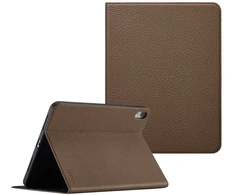 Selencia Riva atverčiamas dėklas, skirtas iPad 11 (2025) 11 colių A16 / iPad 10 (2022) 10.9 colių – Mocha Brown