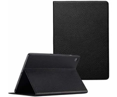 Selencia Riva atverčiamas dėklas, skirtas Samsung Galaxy Tab A9 Plus – Juodas