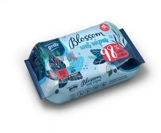 Drėgnos servetėlės Grite Blossom wet wipes 98 %, pure water, 72 vnt