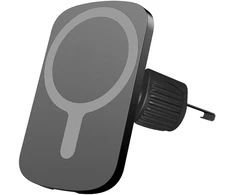 Setty automobilinis laikiklis MS su belaidžiu įkrovimu IUM1-01 juodas